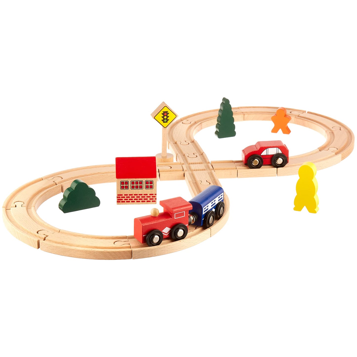 Figure 8 Wooden Train Set Preschool Train Set Speech Therapy Langauge Activity