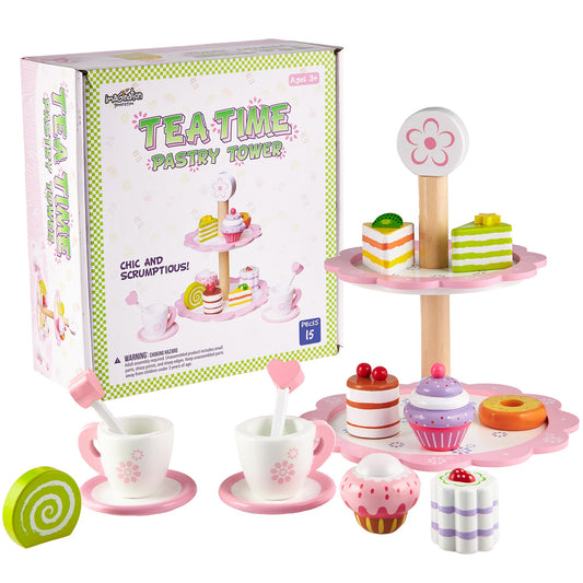 Tea Time Pastry Tower Baking Theme Speech Therapy Activity