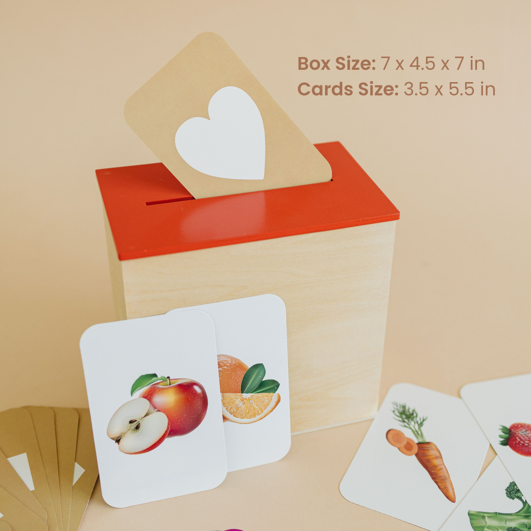 Preschool Concept Activity Learn & Drop Box with Cards