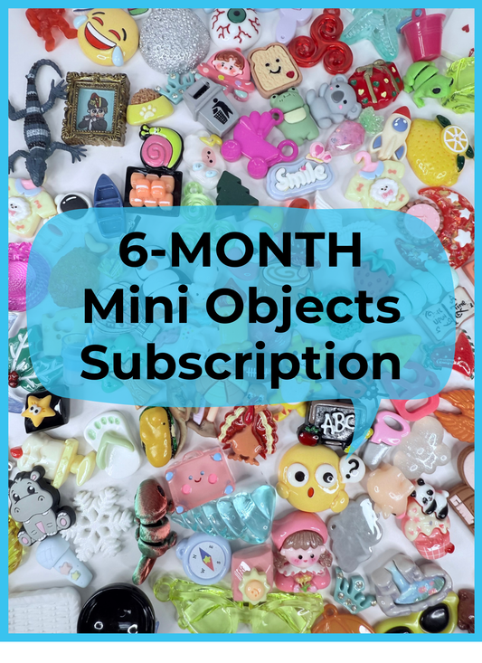 6 MONTH Mini Objects Subscription - Say & Play Mini Objects Mystery Minis Club