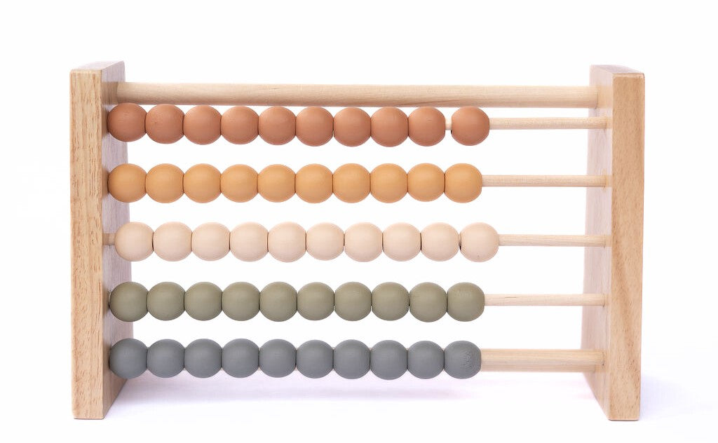 Neutral Wooden Abacus - Articulation Data Tracker!