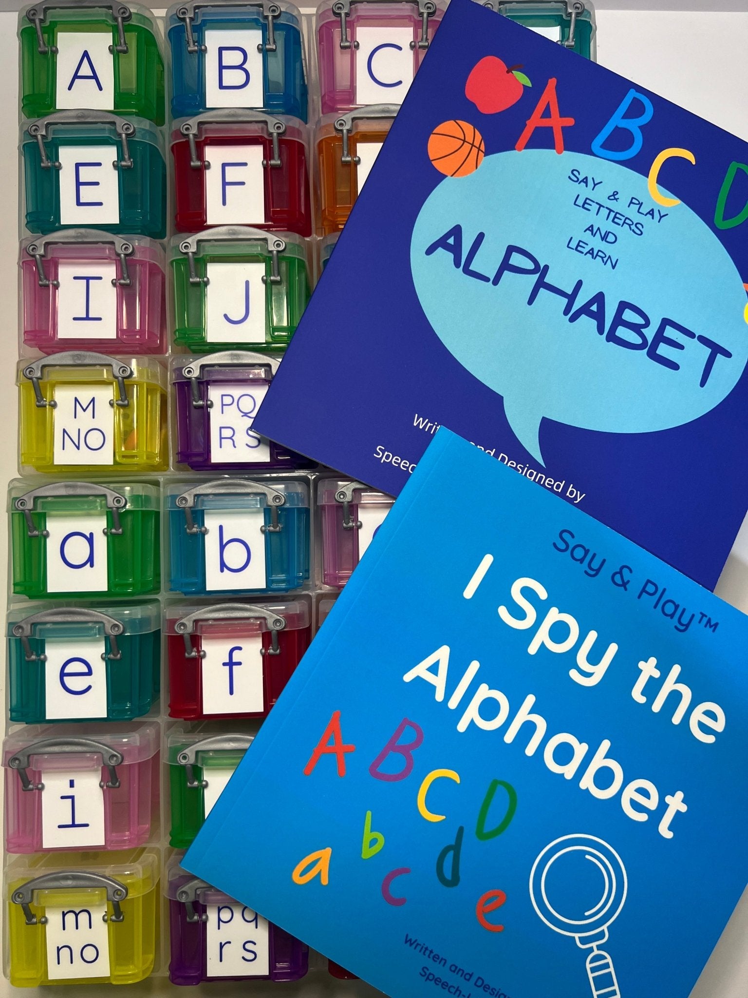 Alphabet Objects in Storage BEST SELLER Trinkets Beginning Sound Mini Objects Speech Therapy Preschool Montessori Sound Objects - Speech and Smile