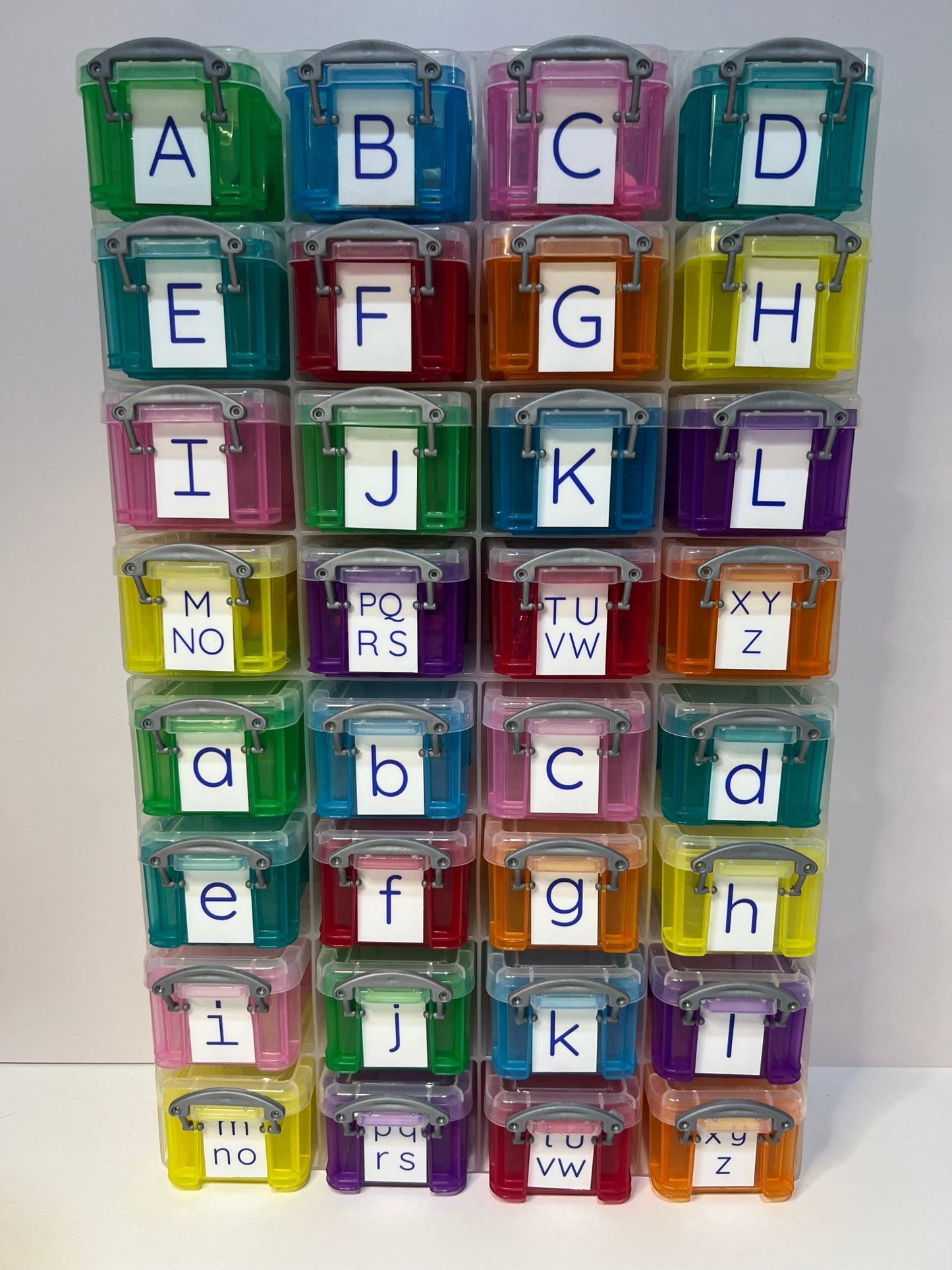 Alphabet Objects in Storage BEST SELLER Trinkets Beginning Sound Mini Objects Speech Therapy Preschool Montessori Sound Objects - Speech and Smile