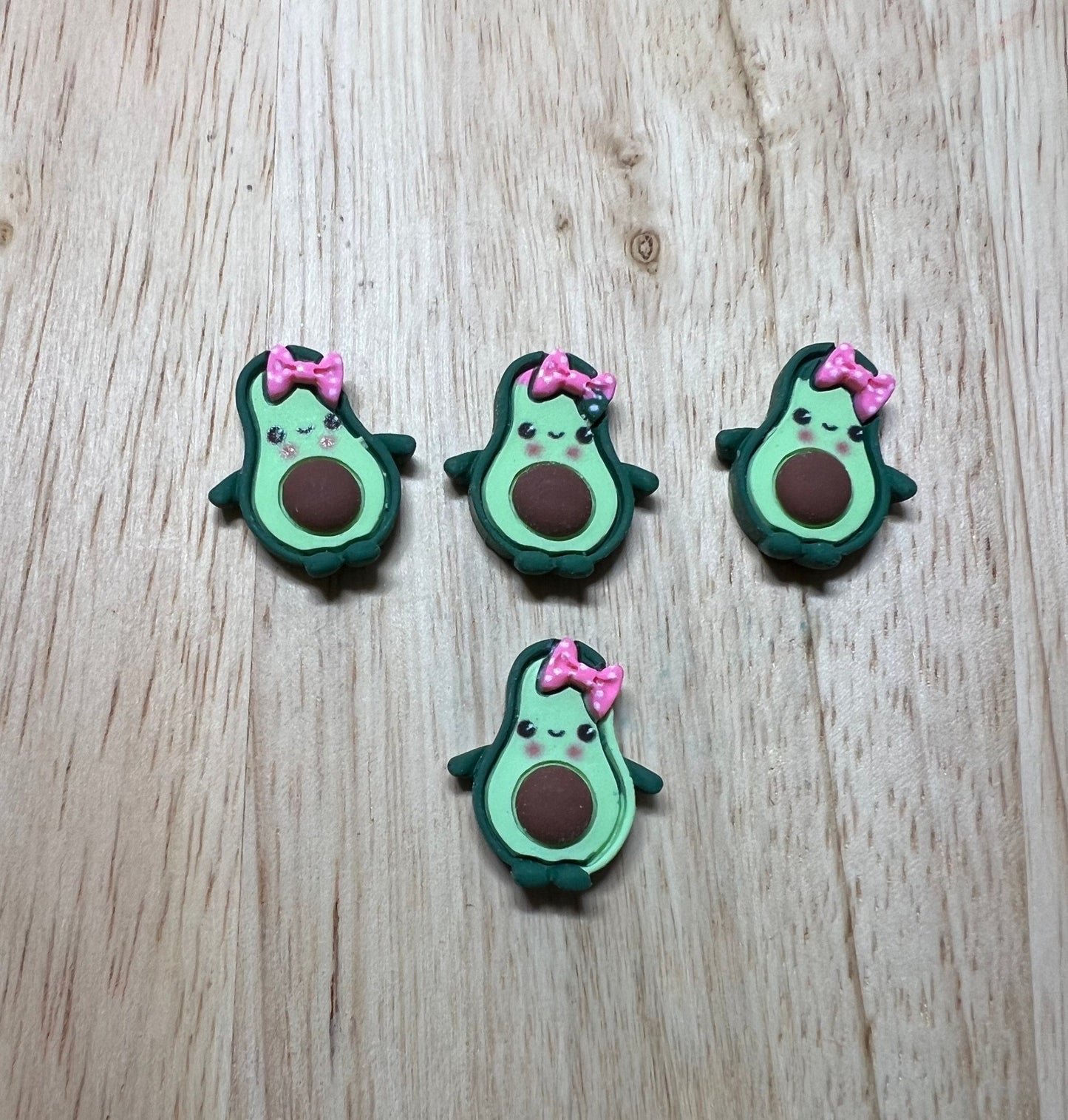 Avocado Object - Speech Therapy Mini Objects - Food Theme Mini Objects - Resin Avocado Cabochon Food Trinkets - Minis for Speech Therapy - Speech and Smile