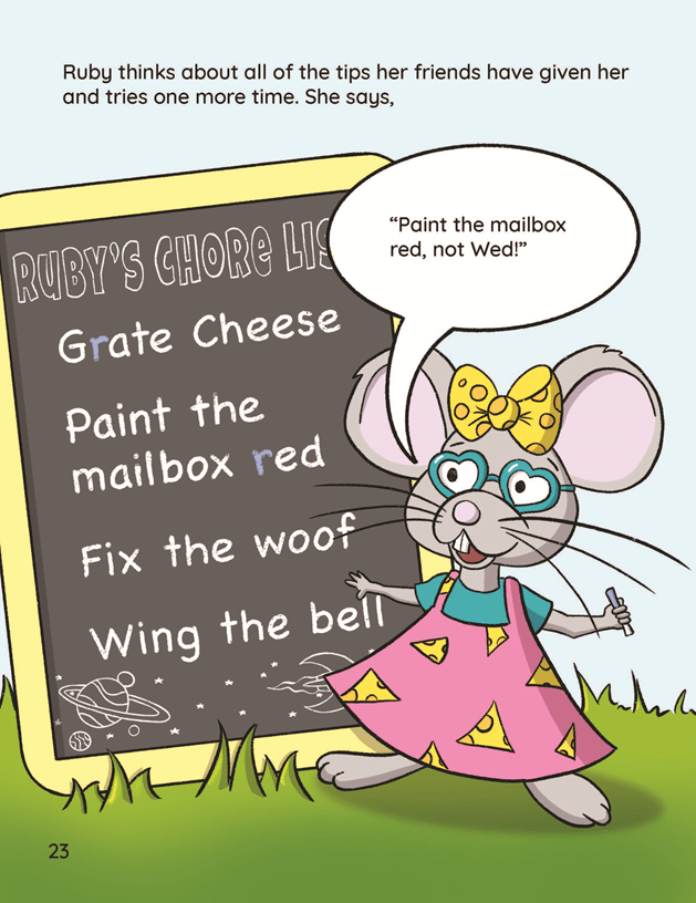Book for Targeting All R Sounds Ruby Says R Learn to Say and Read r sounds - Speech and Smile