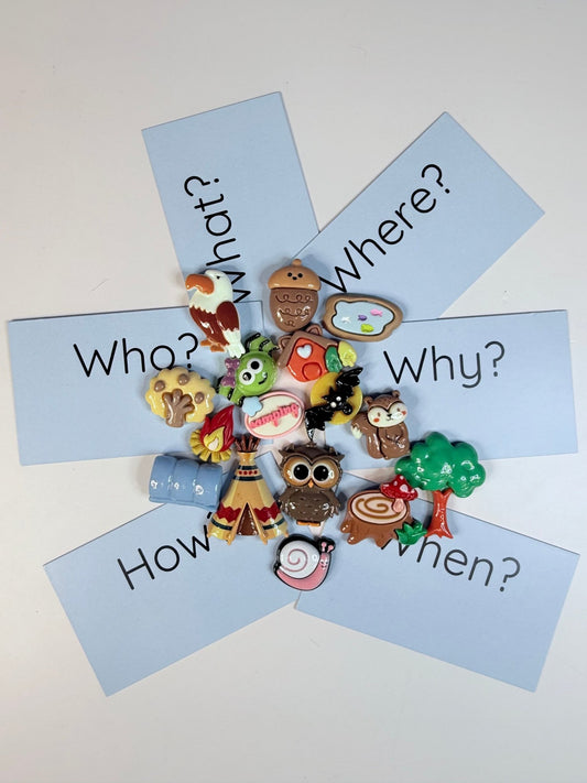 Camping Theme Mini Objects Forest Minis Speech Therapy Community Helper Trinkets - Speech and Smile