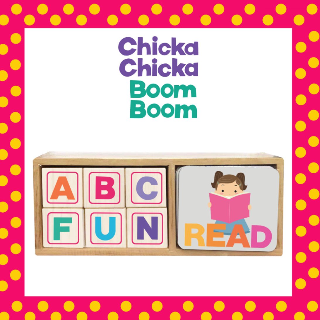 Chicka Chicka Boom Boom ABC SPELLING Blocks Book Companion Say and Play Speech Therapy - Speech and Smile