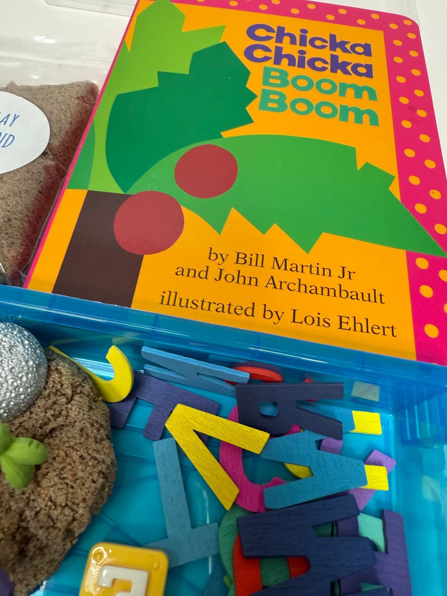 Chicka Chicka Boom Boom Story Objects Learn the Alphabet - Preschool Activty Mini Objects - Speech and Smile