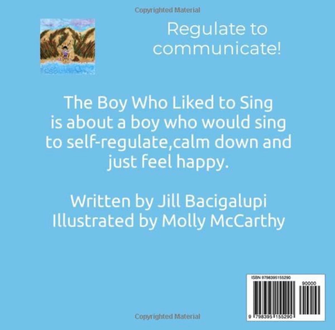 Children's Book About Singing Self Regulation The Boy Who Liked to Sing Book About Self Regulation and Singing Speech Therapy Book - Speech and Smile
