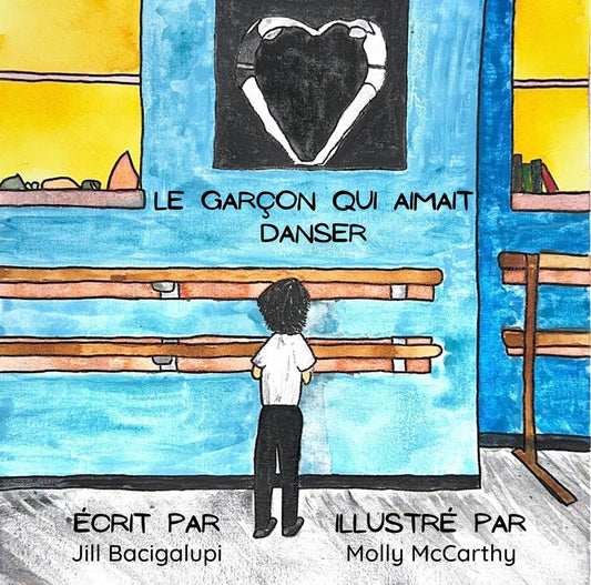 Children's French Book Dance Book The Boy Who Liked to Dance FRENCH Version - Boys Dance Too - Interactive Book About Differences - Speech and Smile