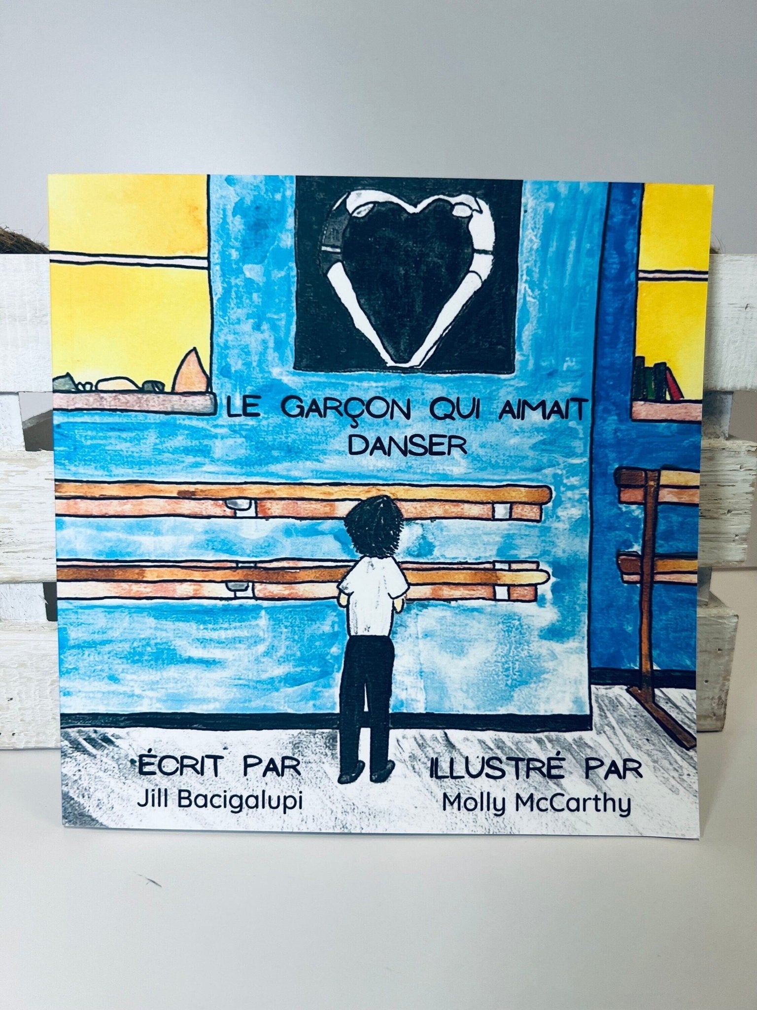 Children's French Book Dance Book The Boy Who Liked to Dance FRENCH Version - Boys Dance Too - Interactive Book About Differences - Speech and Smile