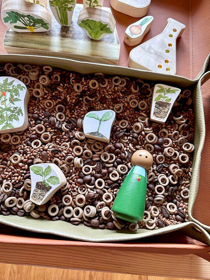 Coffee Coffee Coffee Sensory Bin Filler