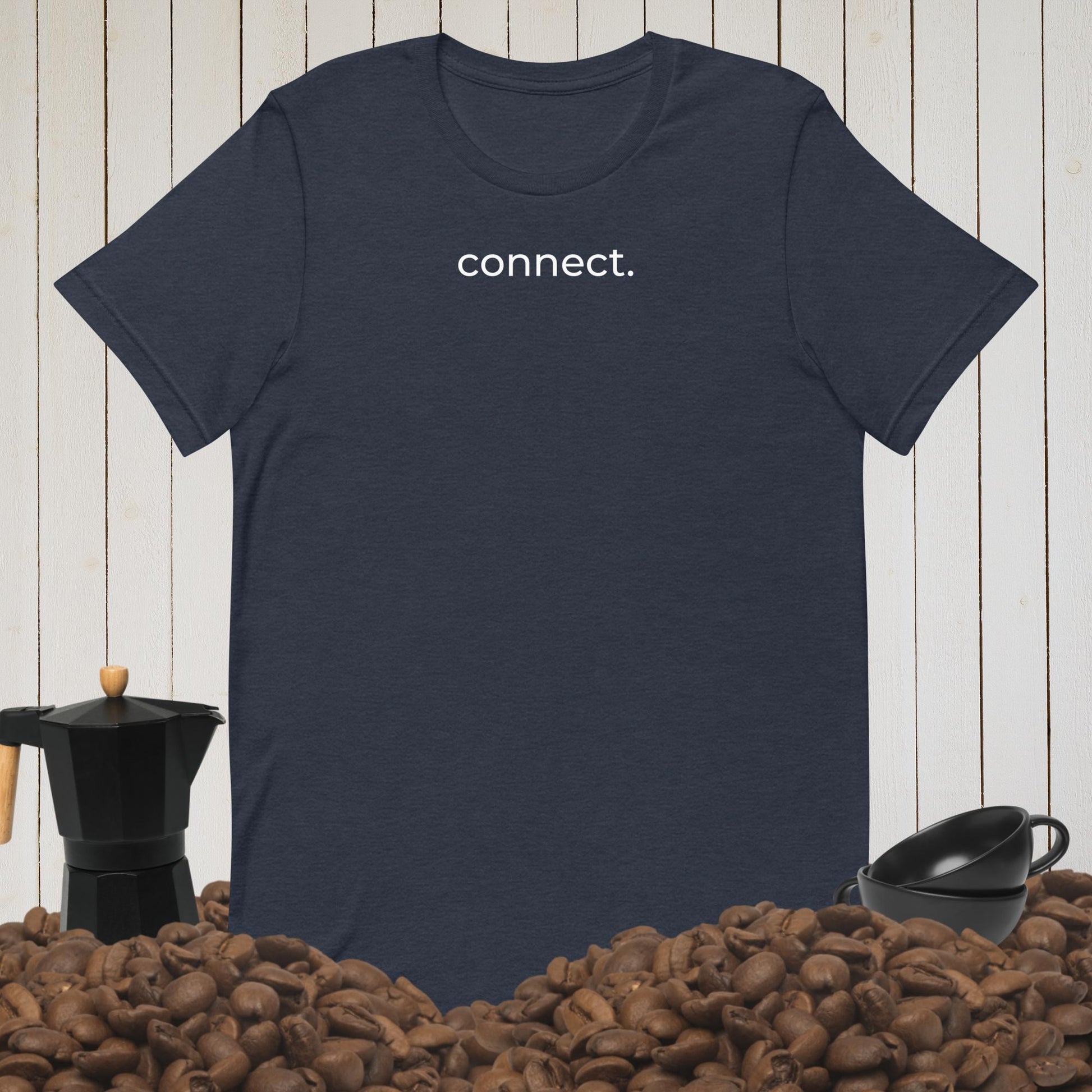 Connect T Shirt for SLP Therapist Teacher Humans - Unisex Sized - Speech and Smile