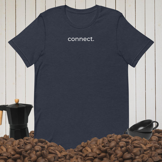 Connect T Shirt for SLP Therapist Teacher Humans - Unisex Sized - Speech and Smile