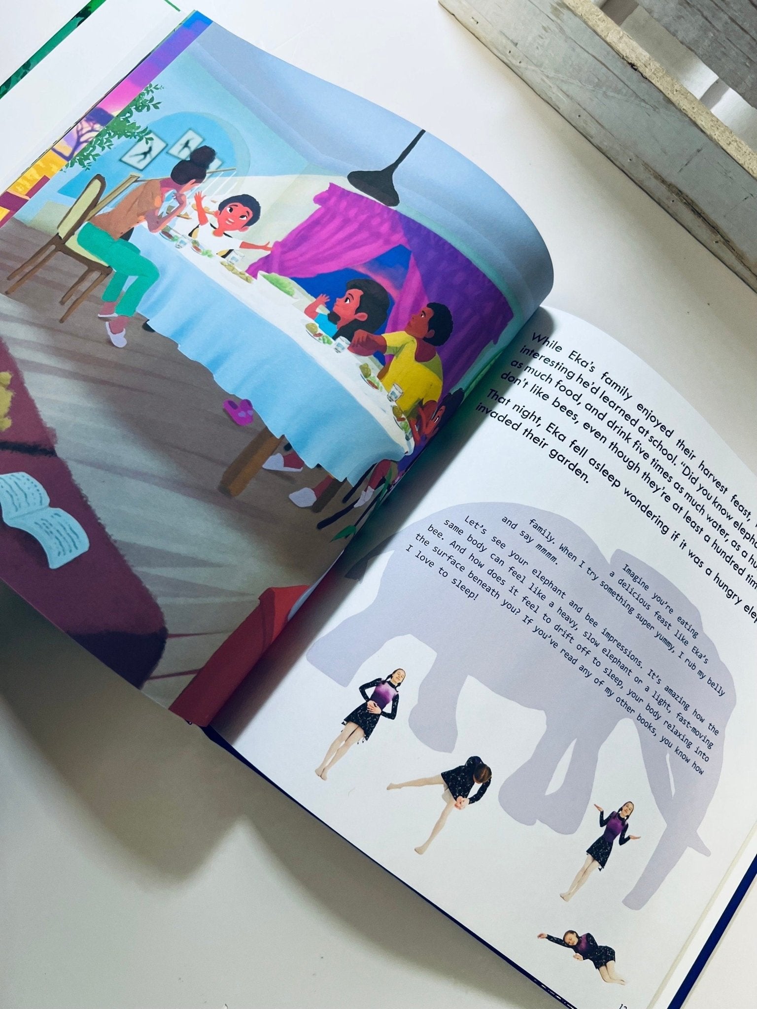Creative Movement Dance Book Eka and the Elephants Book for Classroom - Speech and Smile