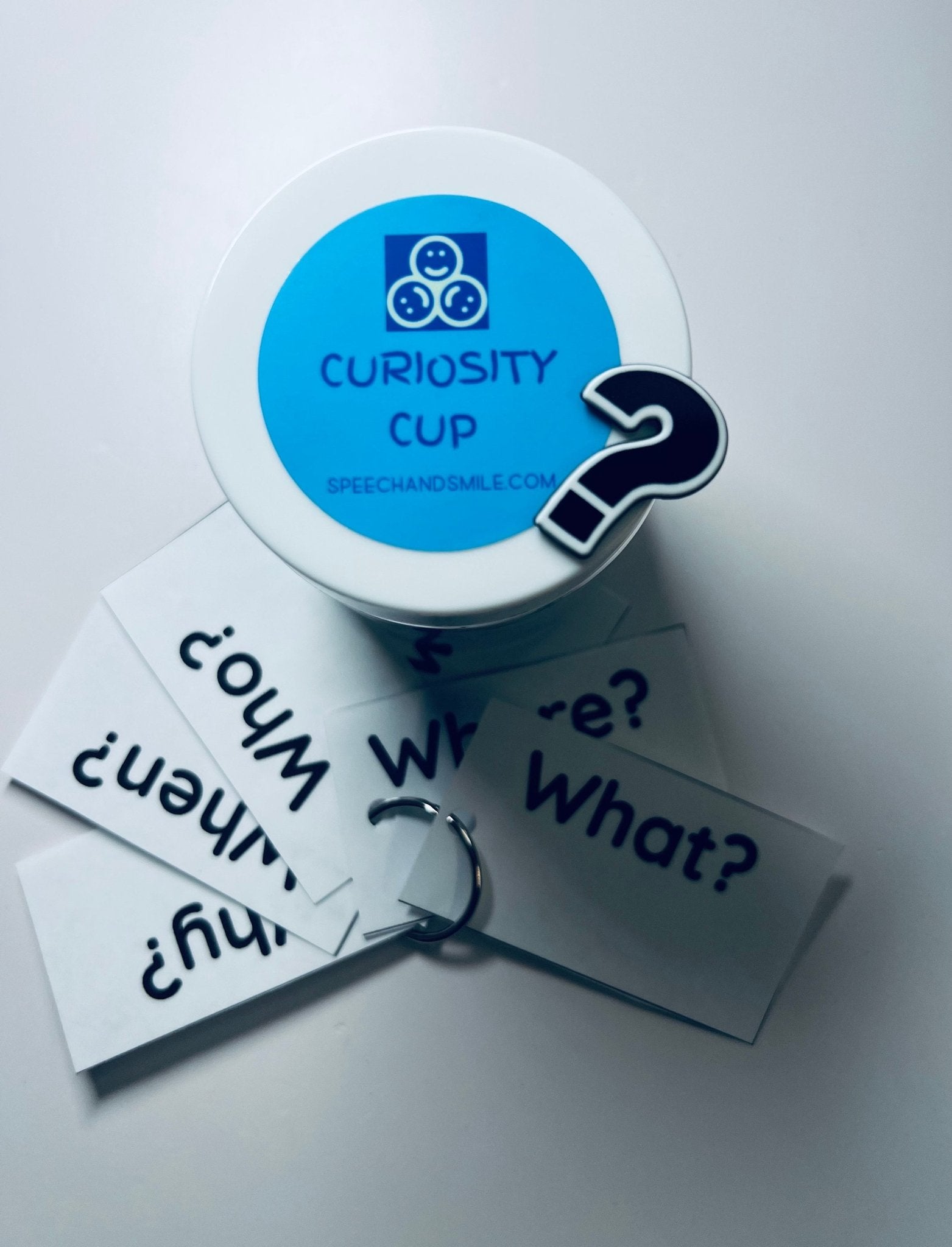 Curiosity Cup - THEME Trinkets and Kinetic Sand Cup Mini Objects - Speech and Smile