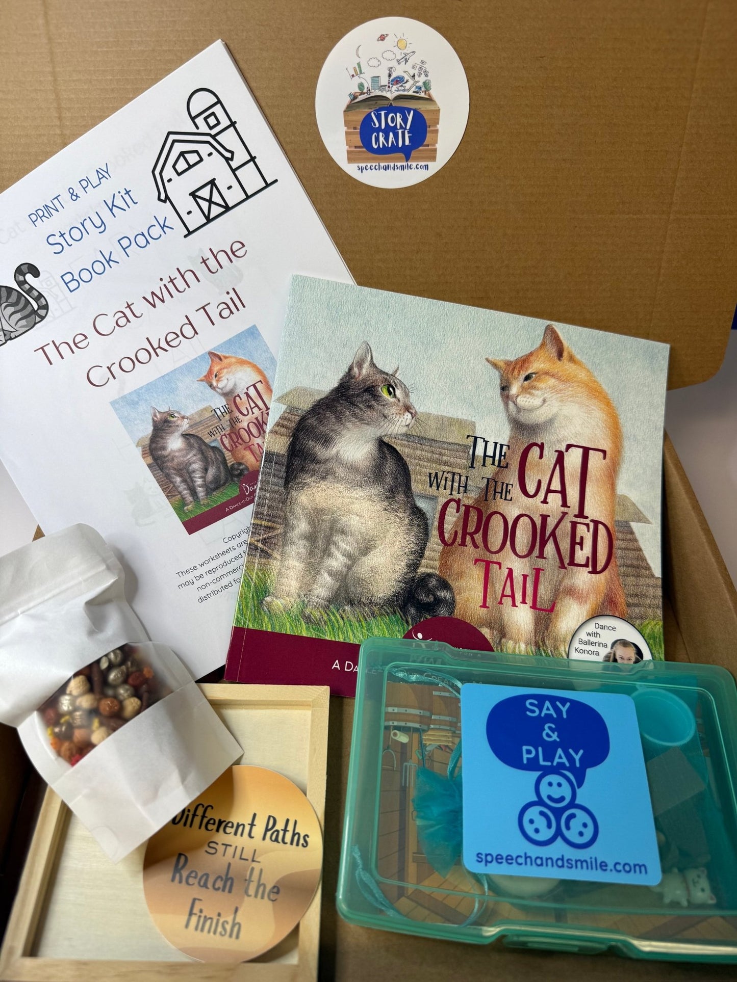 February Story Crate Creative Movement And Inspirational Book Mini Objects and more! - Speech and Smile