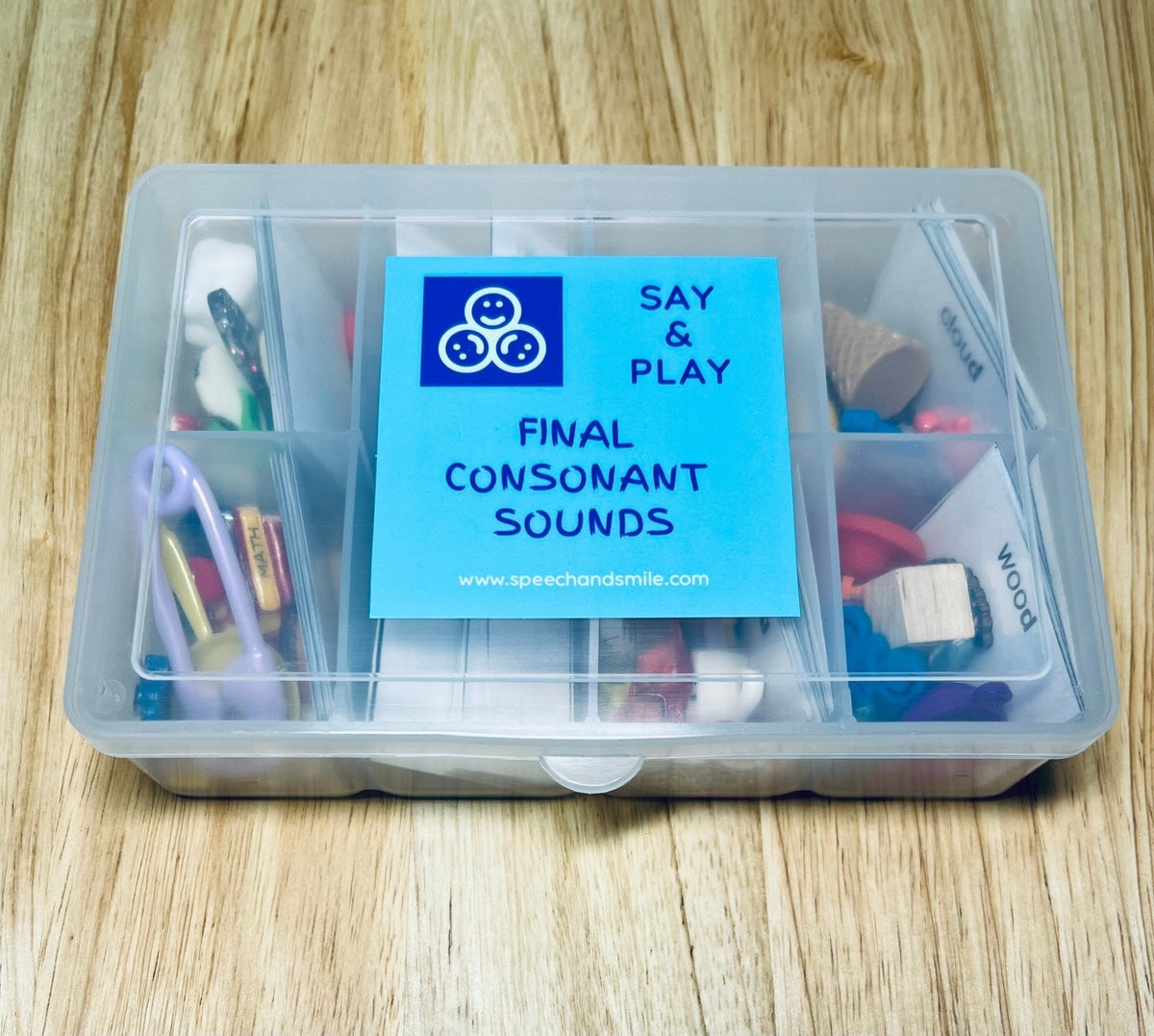 Final Sound Objects for Speech Therapy-CVC words Phonology Mini Object ...