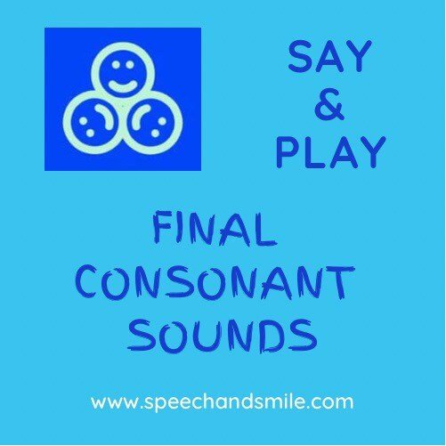 Final Sound Objects for Speech Therapy - CVC words Phonology Mini Objects - Final Consonant Deletion Objects - Speech Therapy Mini Objects SLP - Speech and Smile