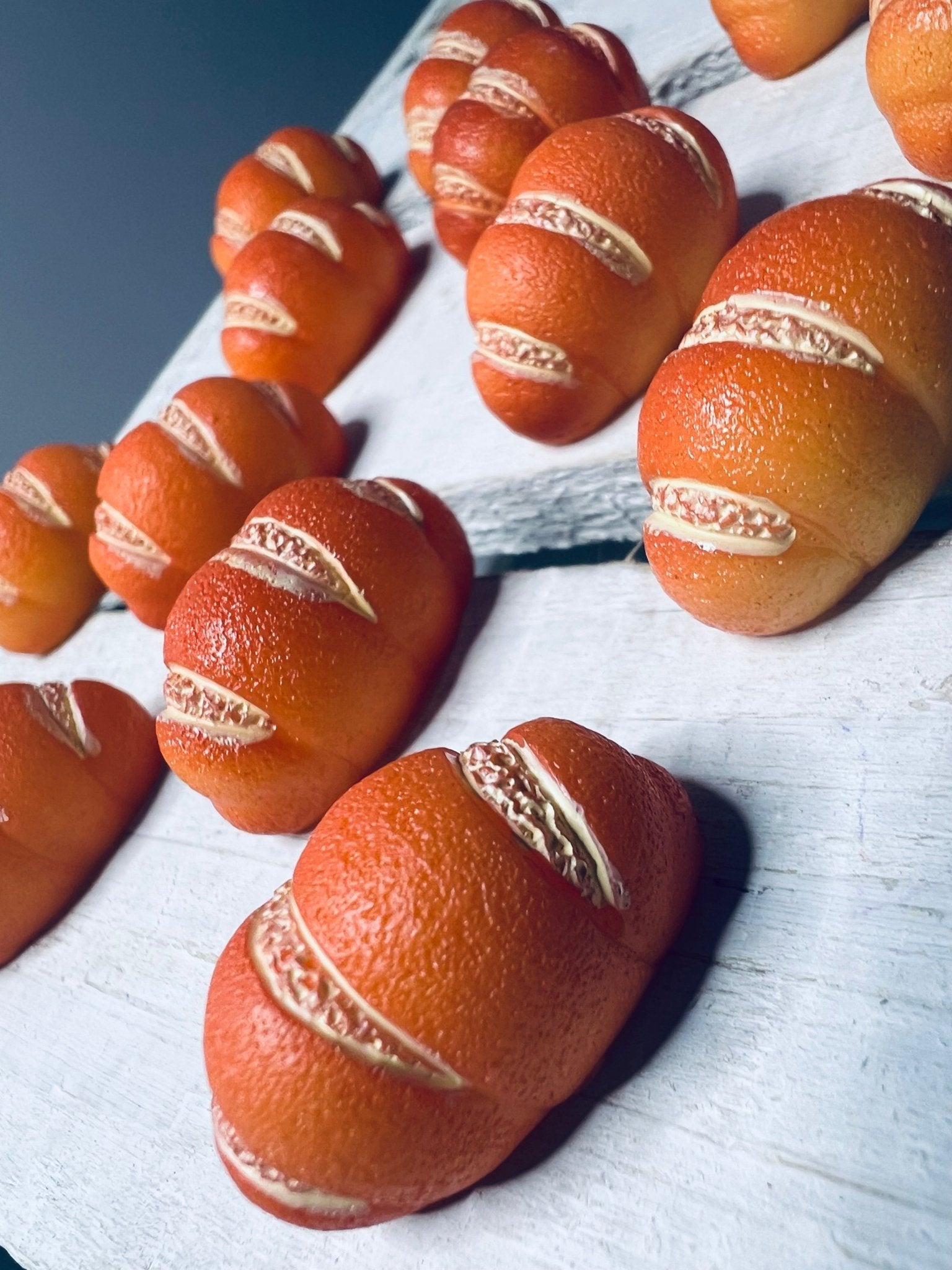 FOOD MINIS Miniature Bread Roll Trinkets Speech Therapy Mini Objects Dollhouse Bread Resin Bread Montessori Language Objects Doodads I Spy - Speech and Smile