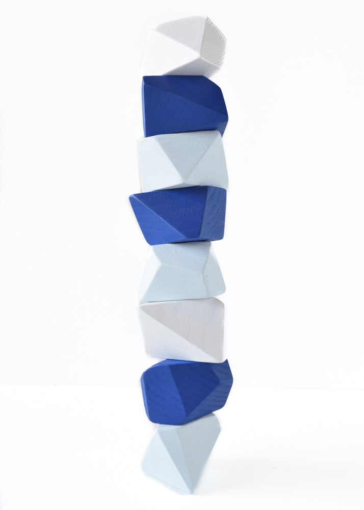 Arctic Blocks Rock Blocks Montessori| Set of 8