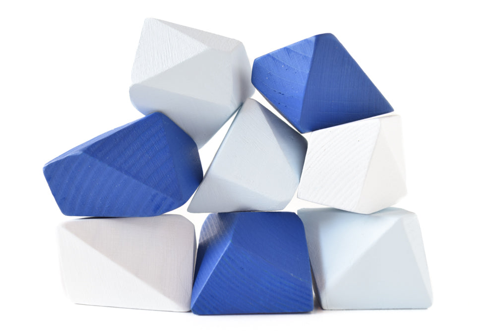 Arctic Blocks Rock Blocks Montessori| Set of 8