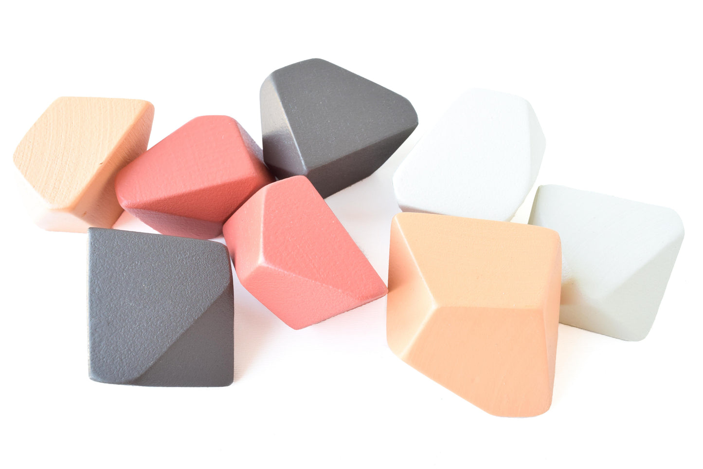 Rock Blocks - Stacking Blocks Ginger | Montessori Building Set of 8