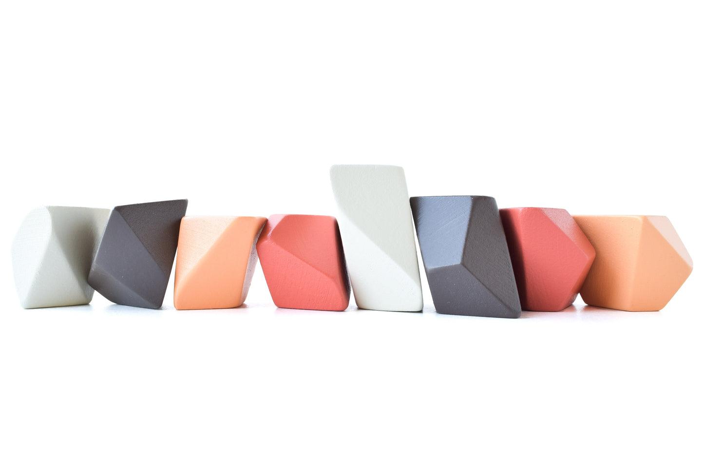 Rock Blocks - Stacking Blocks Ginger | Montessori Building Set of 8