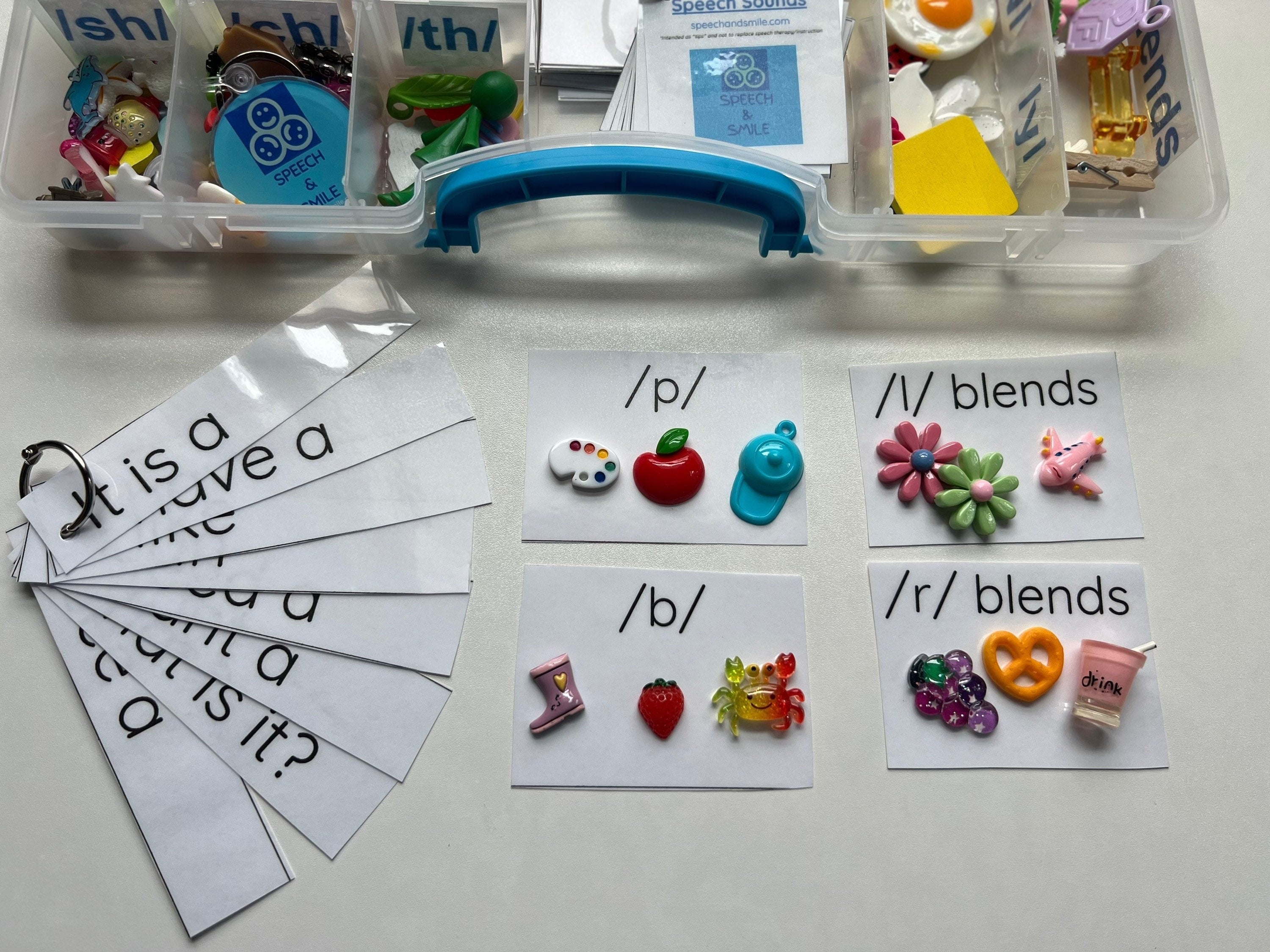 Speech Therapy Mini Object Kits – Speech and Smile