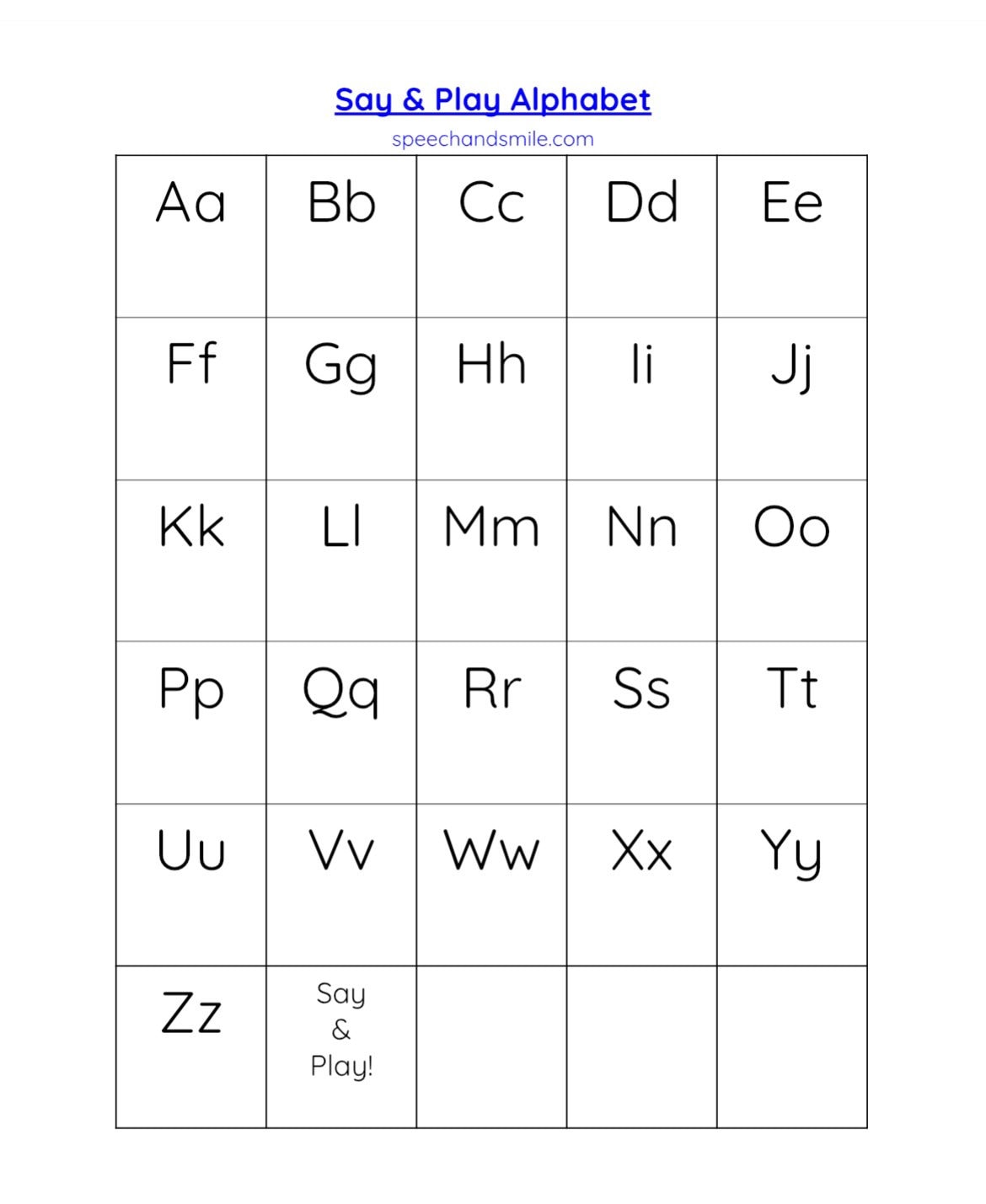 Alphabet Mat-Printable Alphabet Mat to use with Mini Objects-Montessor ...