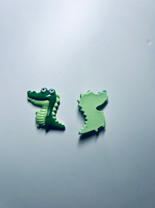 ALLIGATOR Baratija-Terapia del habla Mini Objetos-Safari Objetos Temáticos-Baratijas de Animales-Doodads- Mini Objeto de Cocodrilo -Baratija de Cocodrilo