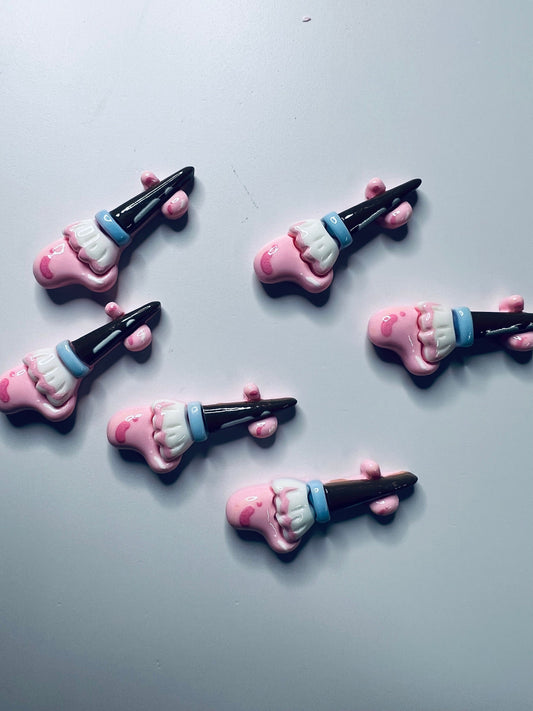 Mini Artista Pincel Baratijas - Mini Objetos - Doodads - Baratijas-Alfabeto Objetos - Montessori Minis - Adornos - Arte Tema Minis