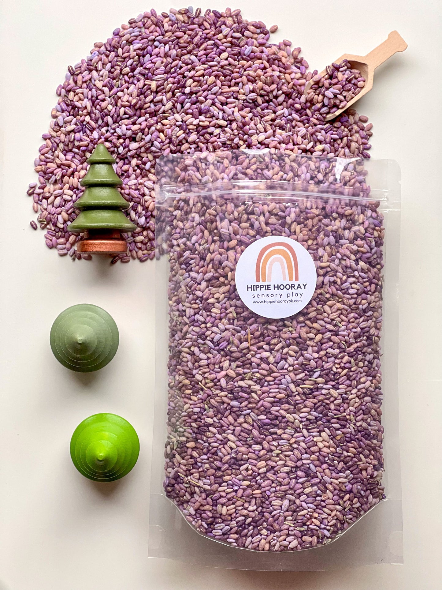 Lavender Fields Sensory Bin Filler - Lavender Scented Sensory Play Calming Tool