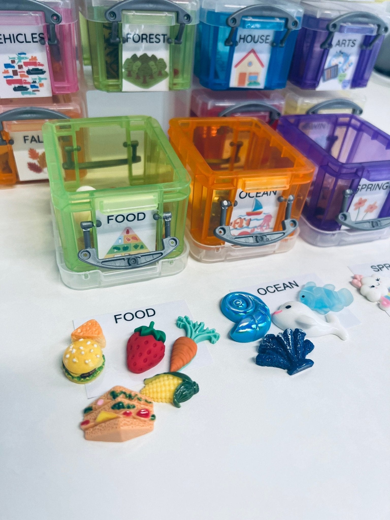INDIVIDUAL Theme Mini Object Boxes - Pick a Theme – Speech and Smile