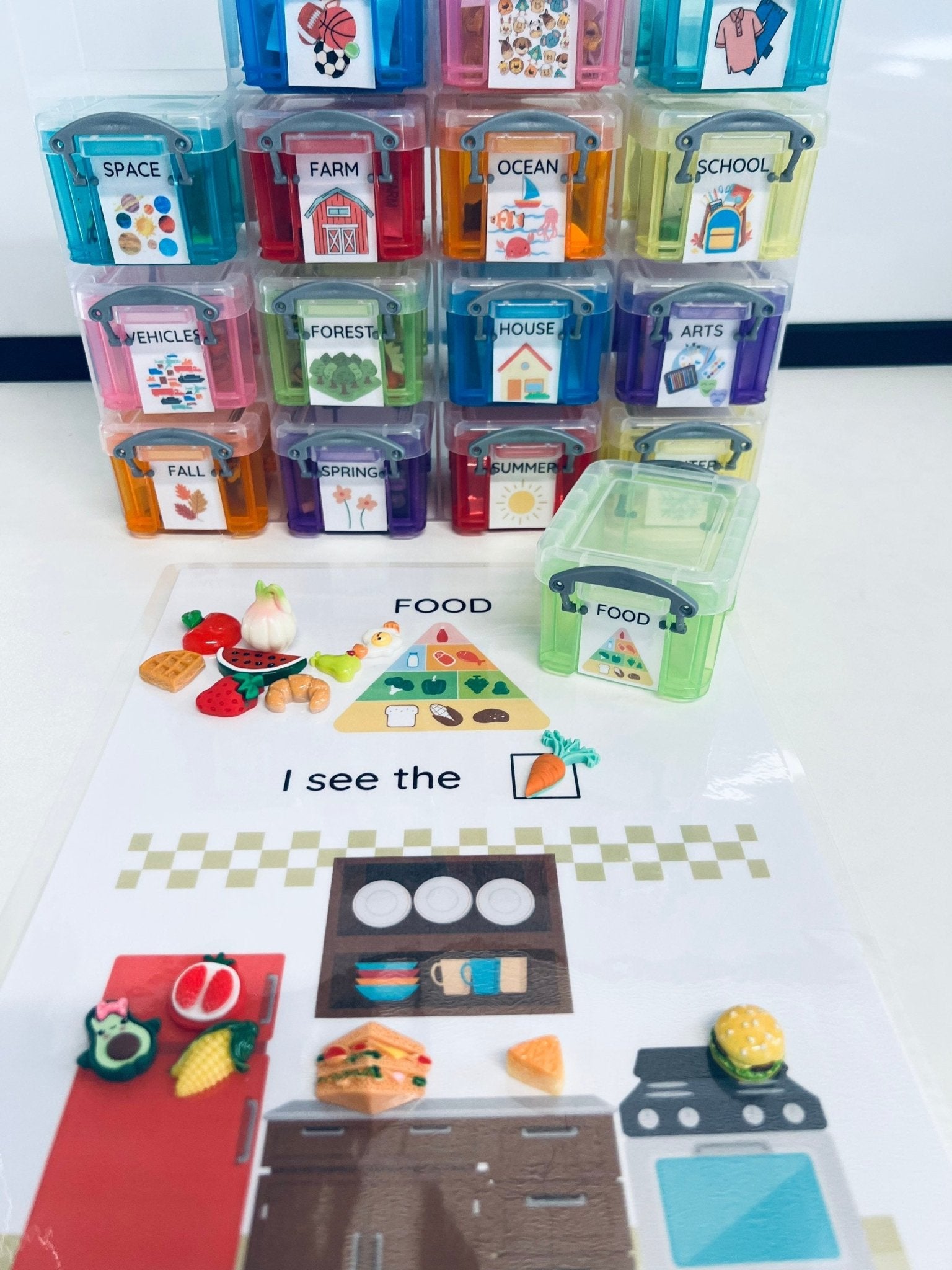 INDIVIDUAL Theme Mini Object Boxes - Pick a Theme – Speech and Smile