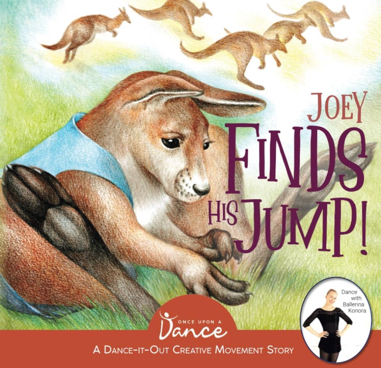 Kangaroo Book Children’s Book with Movement Joey Finds His Jump! Recommended Books for Speech Therapy Story Objects - Speech and Smile