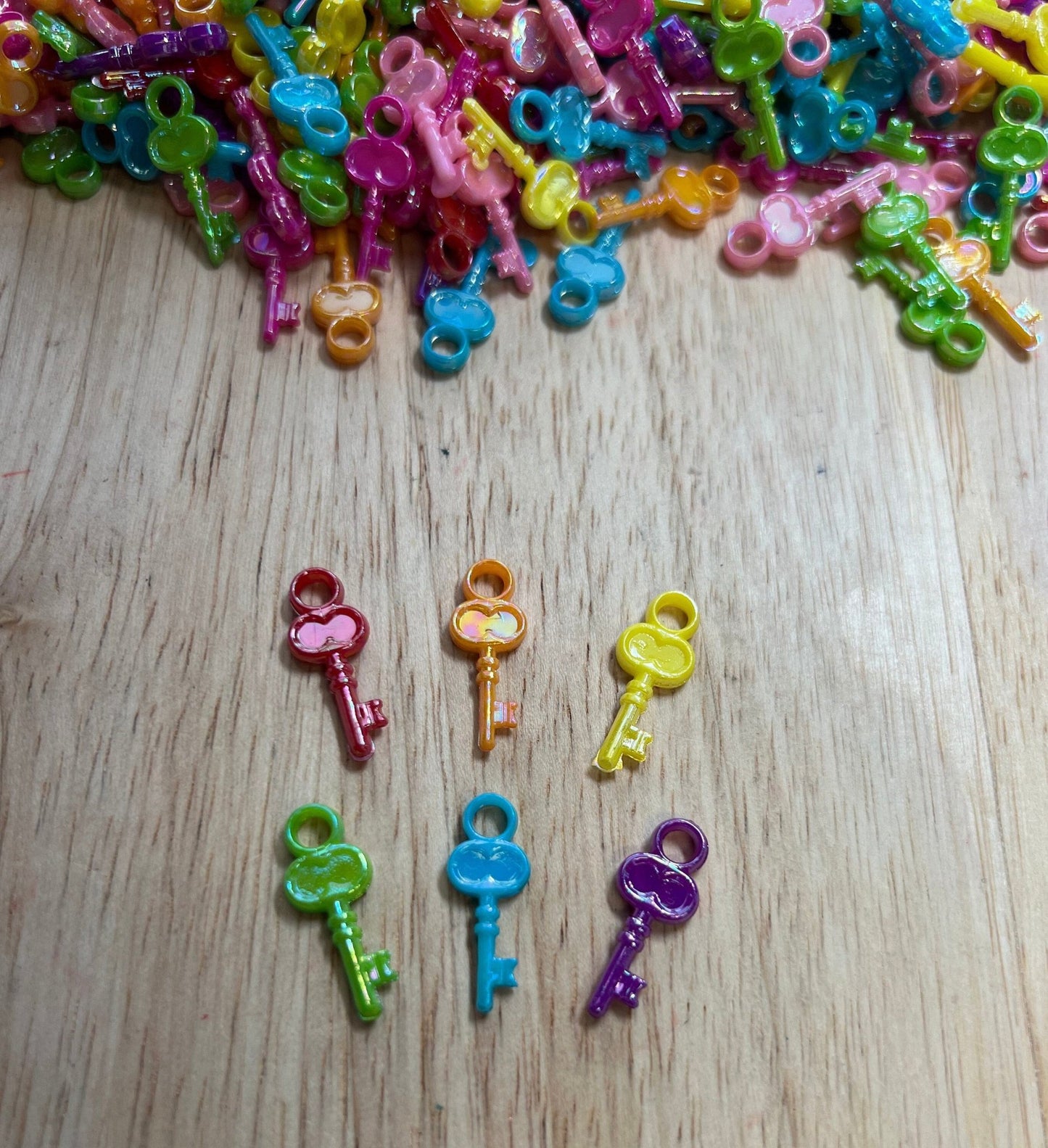 KEYS Mini Object - Speech Therapy Mini Objects - HOUSE Theme Trinkets - Key Mini Objects - I Spy Objects - Dollhouse Miniatures Trinkets - Speech and Smile