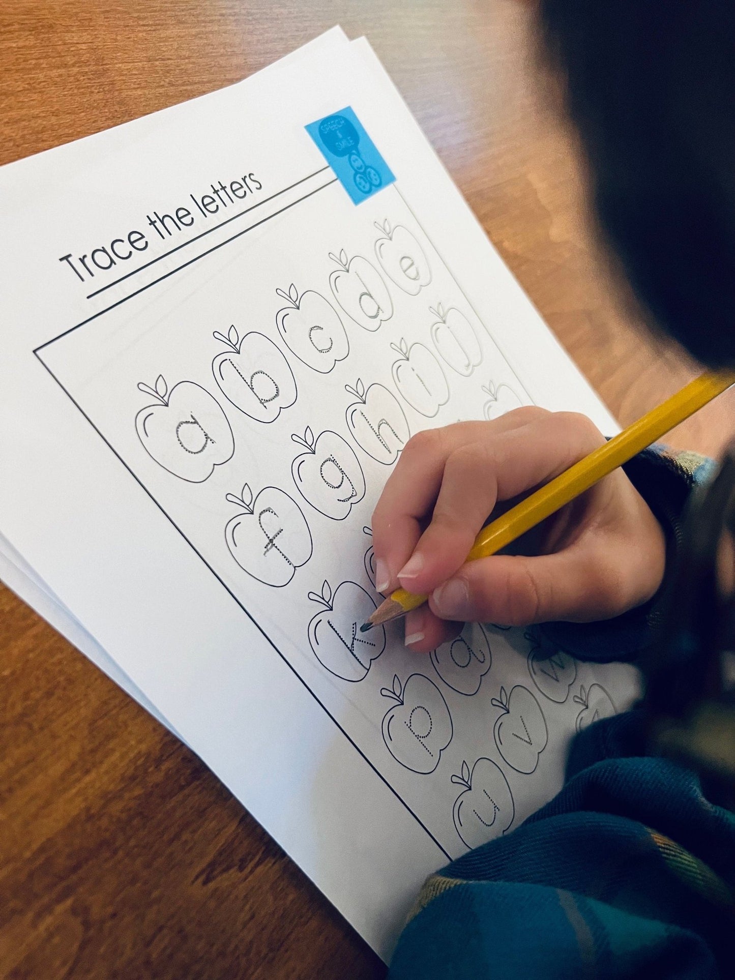 Lower Case Alphabet Tracing Worksheet - Speech and Smile