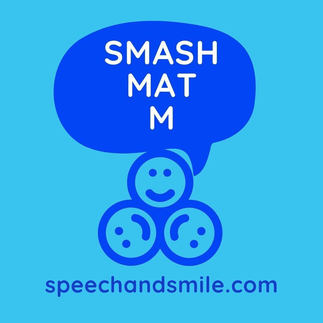 M Sound Smash Mat for Playdough - Printable Speech Therapy Materials - Speech Therapy - Speech and Smile - Speech Therapy Tools - Letter K Activity - Speech and Smile