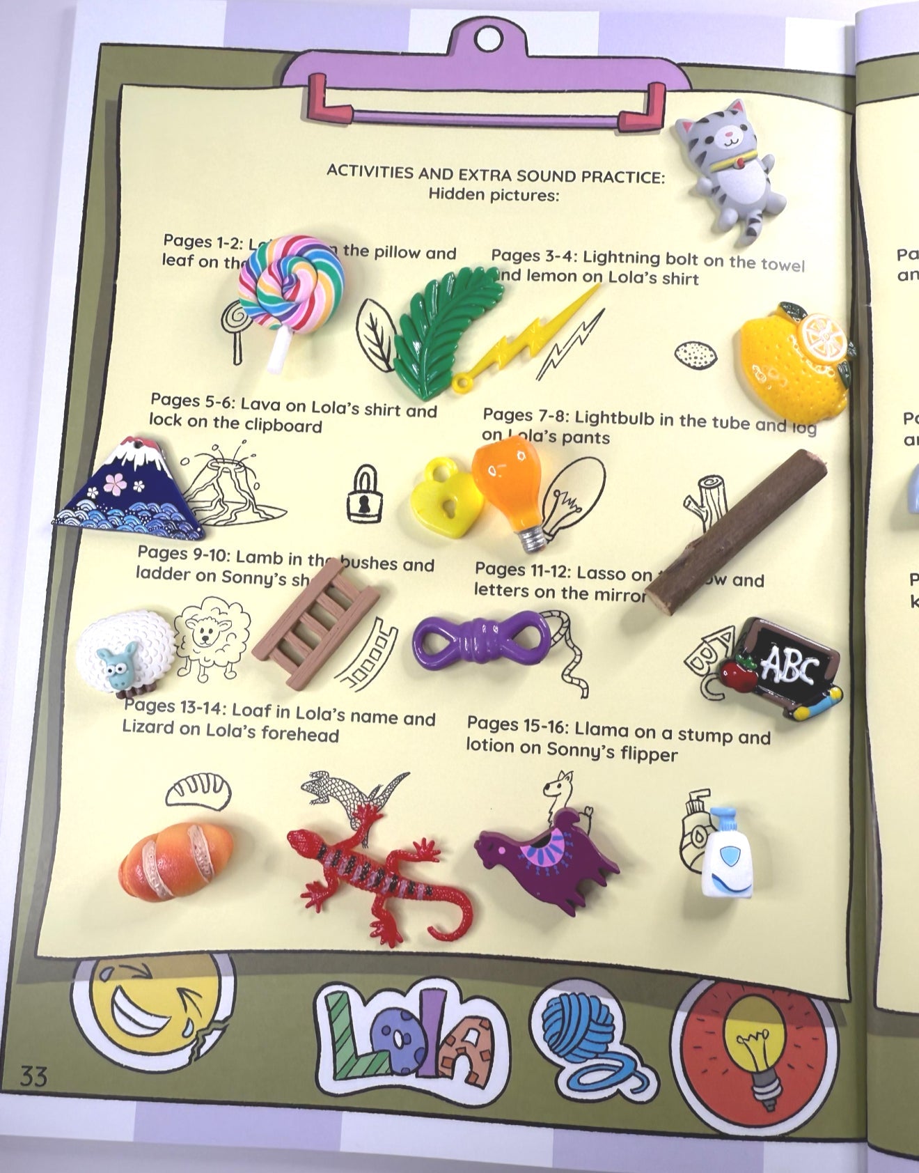 Make the L Sound Mini Objects Story Kit Lola Says L - Speech Therapy Minis for Articulation - Speech and Smile