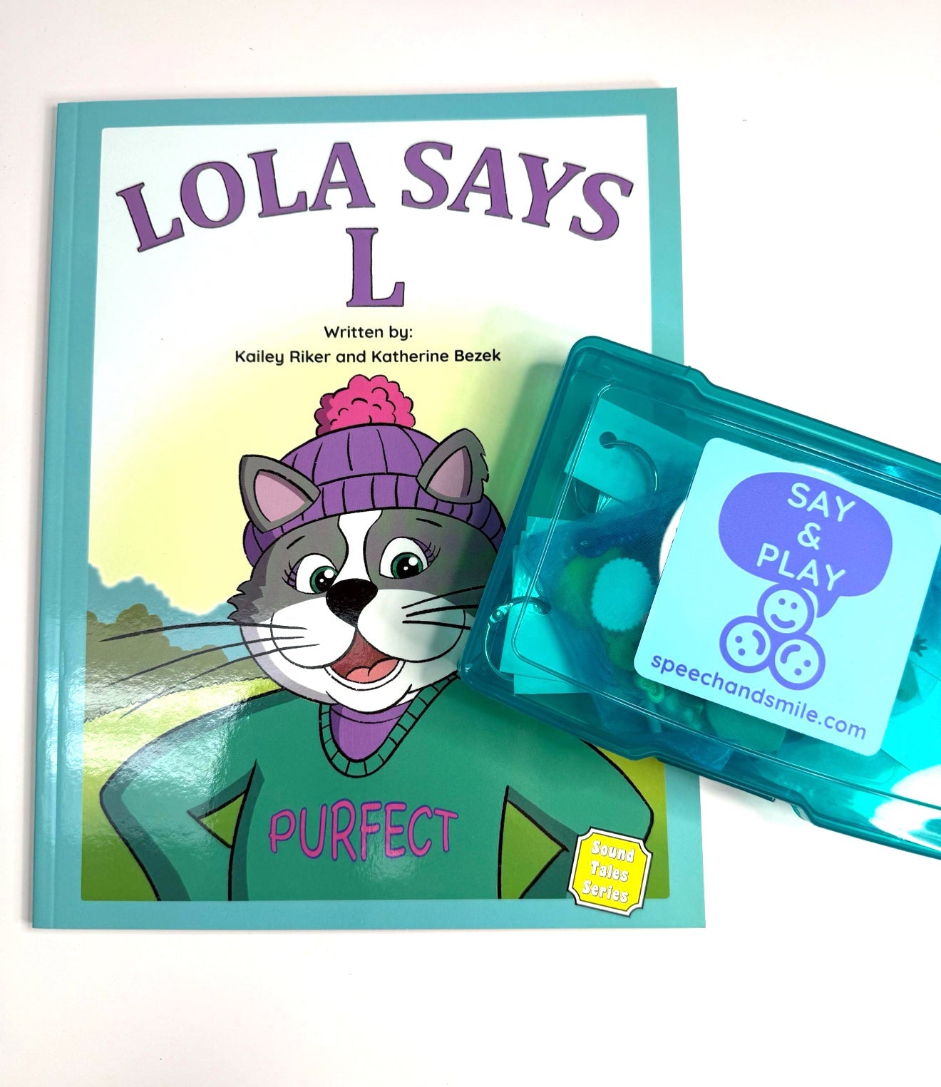 Make the L Sound Mini Objects Story Kit Lola Says L - Speech Therapy Minis for Articulation - Speech and Smile