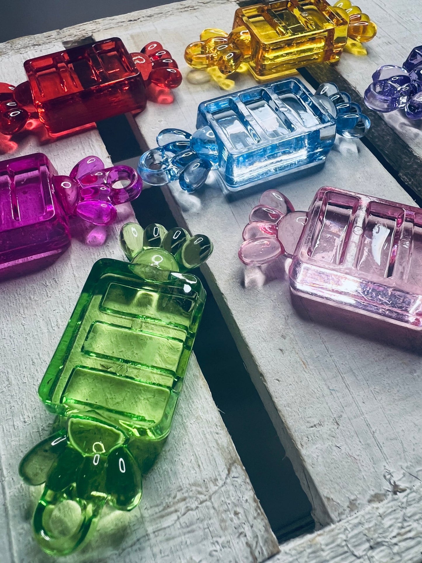 Minature Faux Candy Trinkets - Acrylic Candy Charm - Speech and Smile