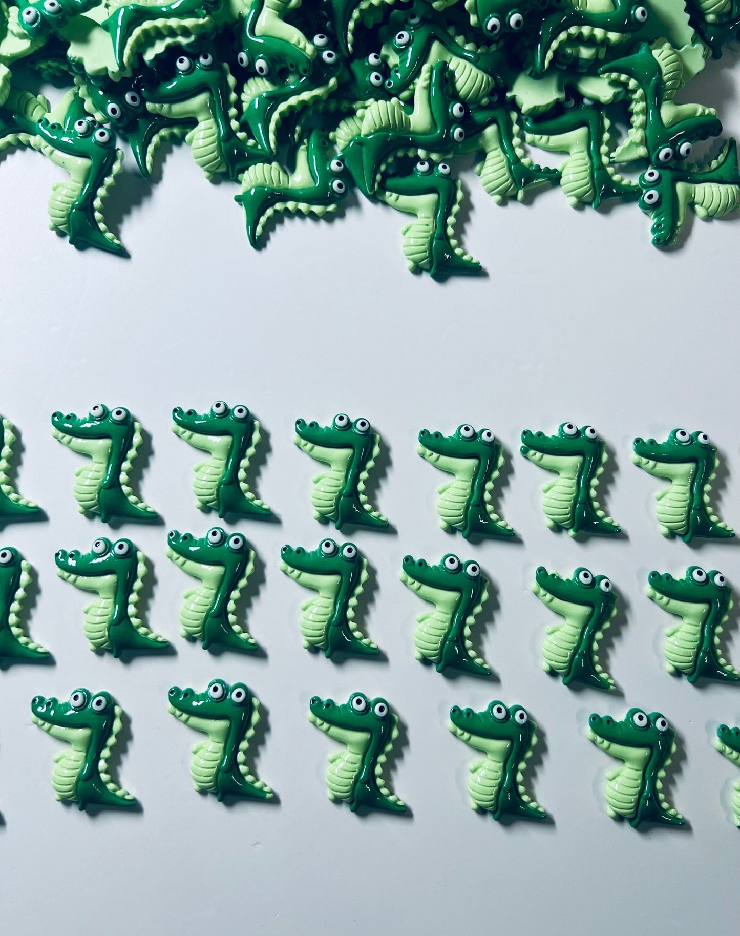 Mini Alligator Trinket – Speech Therapy Mini Objects – Safari Theme – Say & Play Minis Doodads Trinlets Resin Mini Crocodile - Speech and Smile