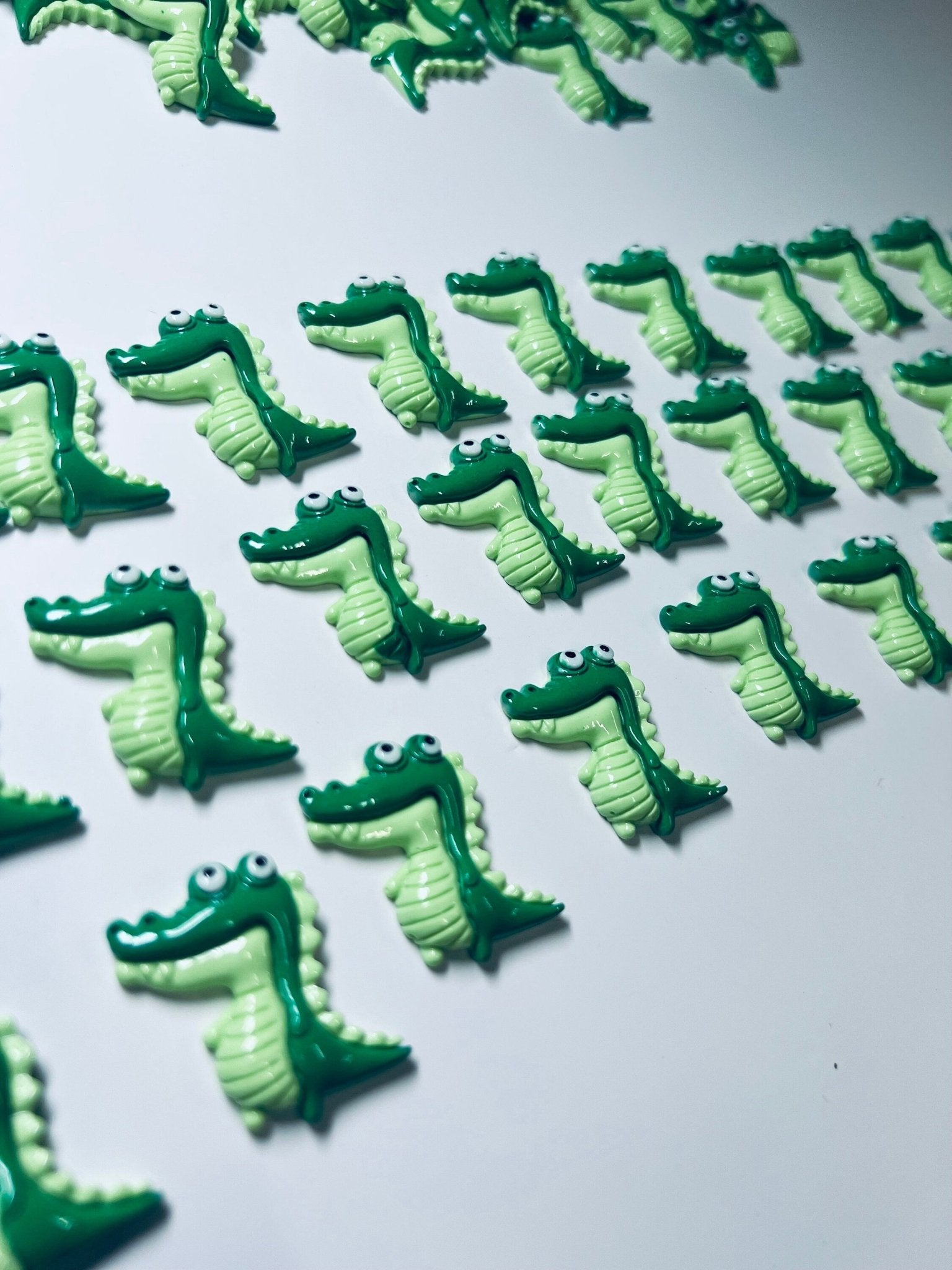 Mini Alligator Trinket – Speech Therapy Mini Objects – Safari Theme – Say & Play Minis Doodads Trinlets Resin Mini Crocodile - Speech and Smile
