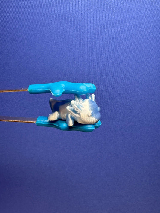 Mini blue Axolotl Figurine Lizard Minis for Speech Therapy & Language Activities | 3D Printed | Talkets™ - Speech and Smile