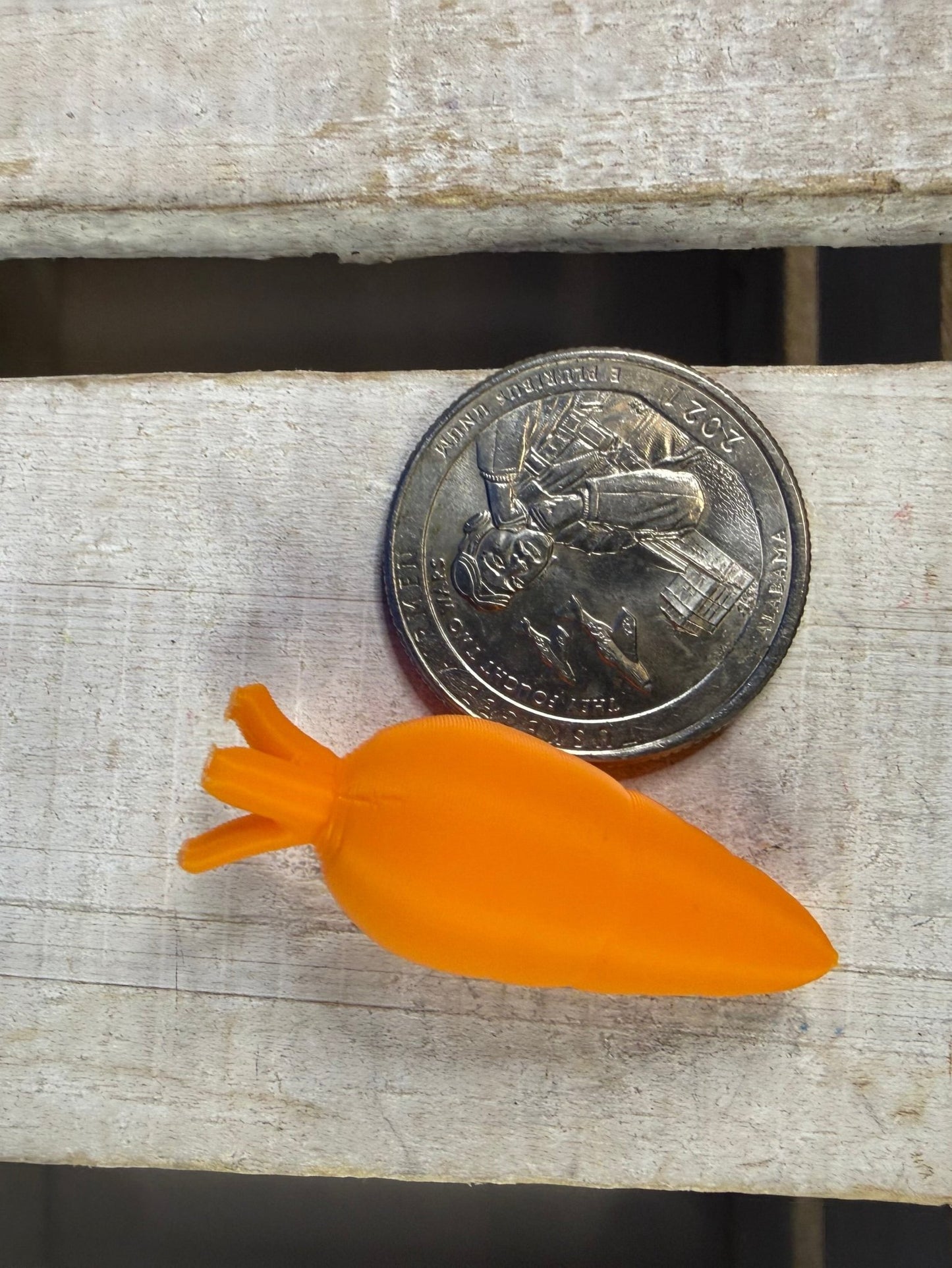 Mini Carrot - Mini Object for Speech Therapy & Language Activities | 3D Printed | Talkets™ Food Minis - Speech and Smile