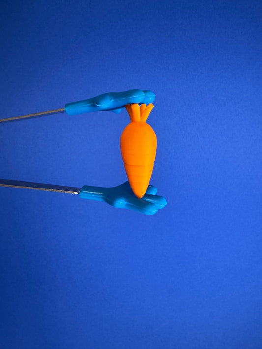 Mini Carrot - Mini Object for Speech Therapy & Language Activities | 3D Printed | Talkets™ Food Minis - Speech and Smile
