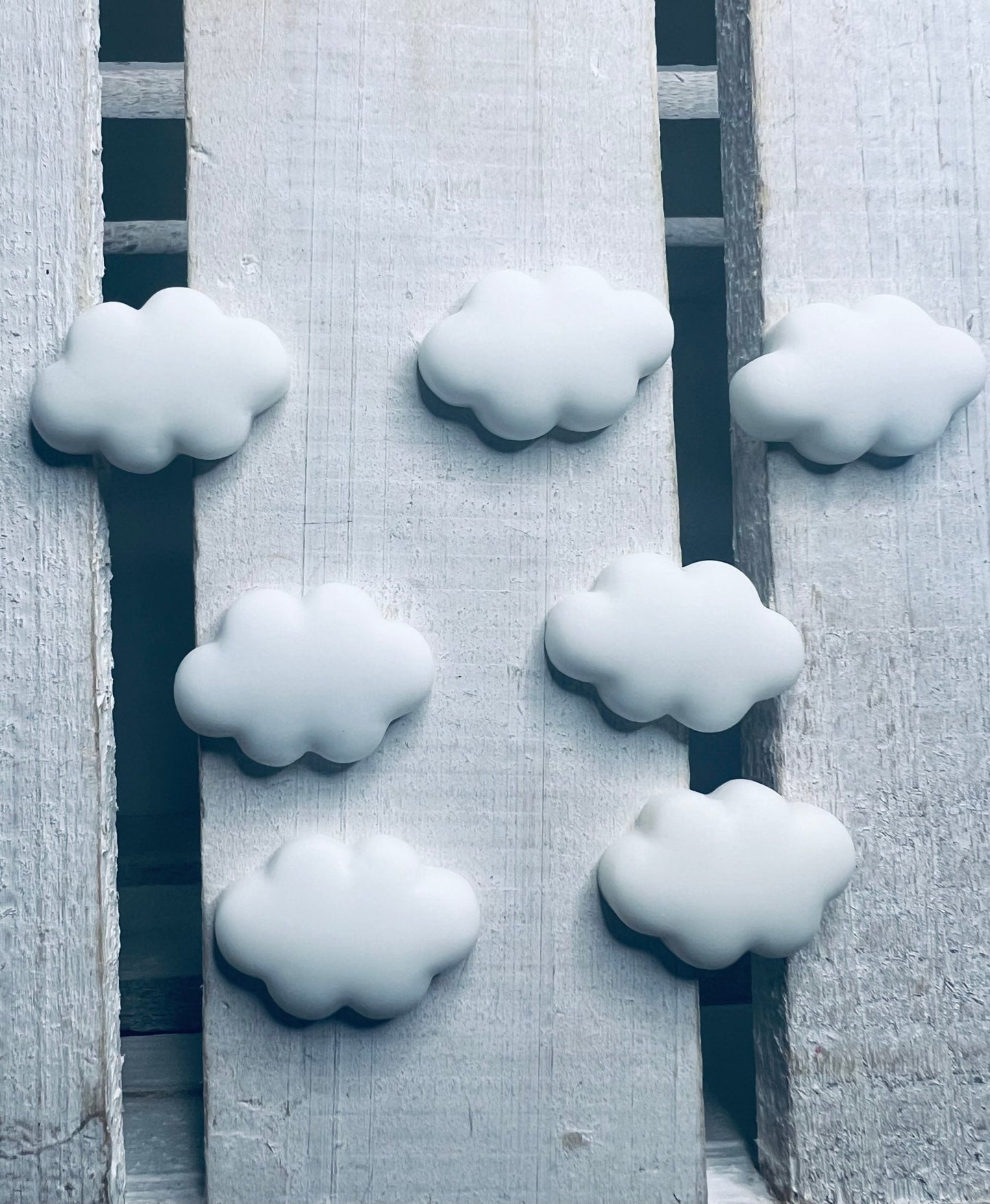 Mini Cloud Trinket Weather Miniature Objects Speech Therapy Mini Objects Trinkets Doodads Cloud Cabochon Say and Play Minis White Cloud - Speech and Smile