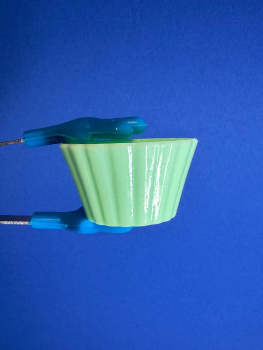 Mini Cupcake Liner Trinket – Mint Green Baking Cup - Speech and Smile