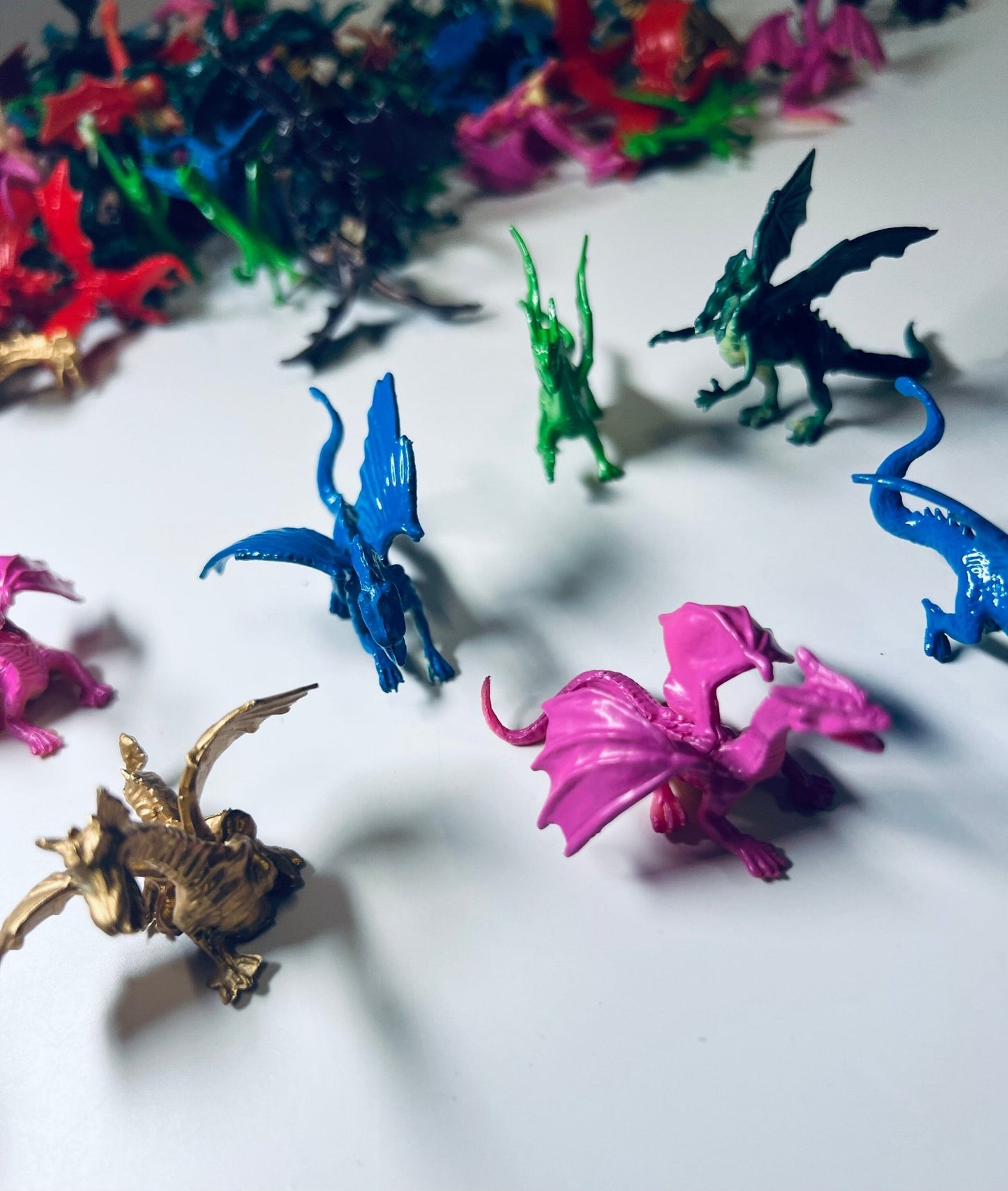 Mini DRAGON Object - Dragon Trinket - Trinkets - Speech Therapy Mini Objects - Miniature Castle Objects - Trinkets - Doodads - Speech and Smile